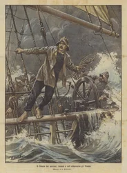 Kerstmis van de zeelieden, ver weg en alleen over de oceanen